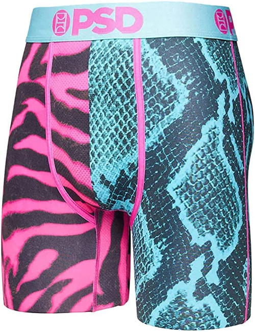 PSD Men's Wild Skins Boxer Briefs, Multi, XXL
