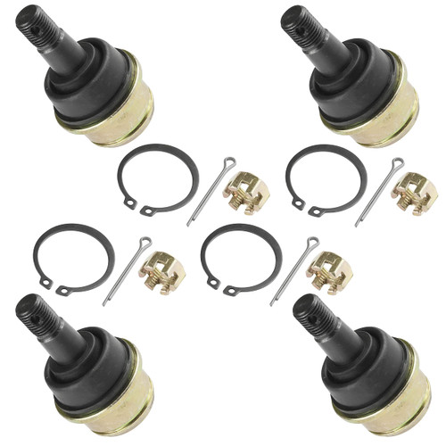 Caltric 4 Lower and Upper Ball Joints Compatible With Can-am Renegade 800 800R 4X4 2007 2008 2009 2010 2011