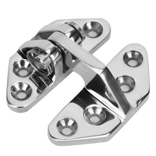 Steel Door Hinges, Folding Steel Hinge Repair PlateBoat Hatchs Hinge, Heavy Duty Marine 316 Stainless Steel Hatchs Hinge Marine Hatchs Hinge with Removable Pin Marine Boat Hardware -2.6x2.8 inch