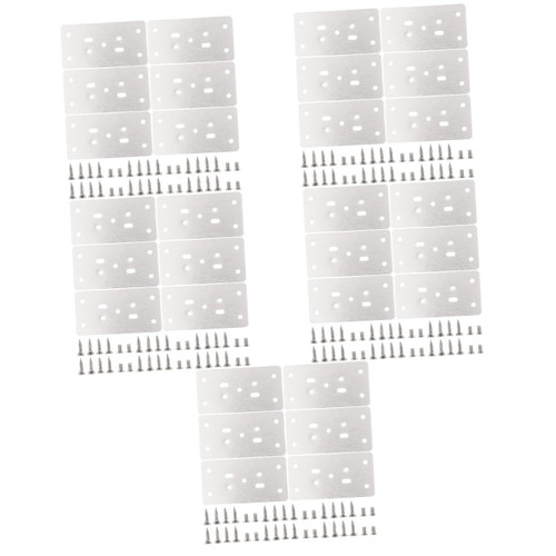 Uonlytech 30 pcs Hinge Repair Plate Hinges for Cabinet Doors Wood Repair kit Cabinet Door Hinge Small Hinges Wood Hole Filler Hinges for Kitchen cabinets Hinge Repair kit Door Plate Cupboard