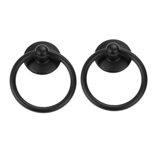 NAMAZI Cabinet Handles Pull?Drawer Knob?8Pcs 25x52mm Black Furniture Handle Kitchen Cabinet Pull Handle Drawer Wardrobe Cupboard Metal Door Ring Knob Furniture Hardware-Default