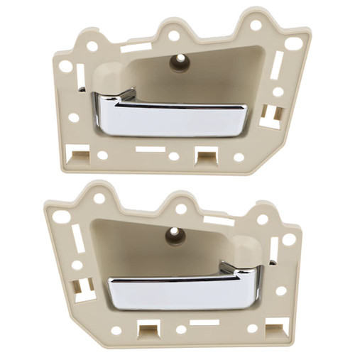 LUJUNTEC Interior Door Handles,Front Inside Door Handles,Front Driver Passenger Side,Replacement for 2005-2010 for Jeep for Grand Cherokee,2pcs Beige Handles Replace