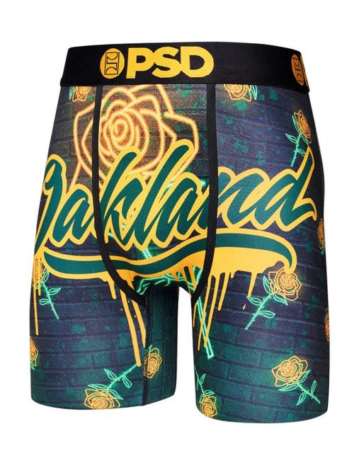 PSD Men's Oakland Roses Boxer Briefs, Multi, XL