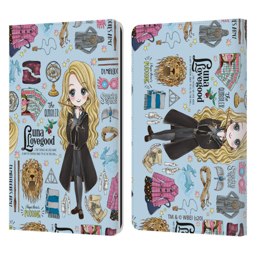 Head Case Designs Officially Licensed Harry Potter Luna Pattern Deathly Hallows XXXVII Leather Book Wallet Case Cover Compatible with Kindle Paperwhite 1/2 / 3