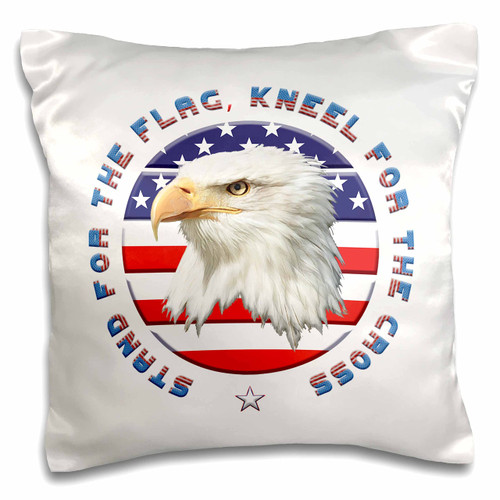 3dRose American Flag, Bald Eagle. Amazing Stand for The... - Pillow Cases (pc-362815-1) 3dRose American Flag, Bald Eagle. Amazing Stand for The... - Pillow Cases (pc-362815-1)