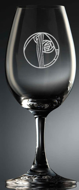 GLENCAIRN CHARLES RENNIE MACKINTOSH ART NOUVEAU ROUND ROSE SCOTCH WHISKY COPITA NOSING GLASS