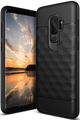 Caseology [Parallax Series] Galaxy S9 Plus Case - [Award Winning Design] - Black/Black