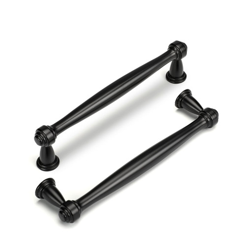 goldenwarm 10 Pack Matte Black Cabinet Pulls Black Drawer Pulls 5in Cabinet Pulls Handles Black Cabinet Hardware for Kitchen Matte Black Drawer Handles Black Pulls for Kitchen and Bathroom