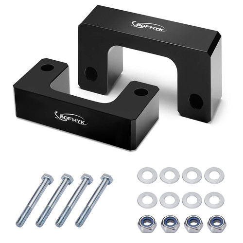 BDFHYK 2.5'' Front Leveling Lift Kit Compatible with 2007-2021 Silverado 1500/Tahoe /Avalanche 1500/Suburban 1500 | Yukon Sierra 1500/Yukon XL 1500 Front Lift Spacers 2 Pack
