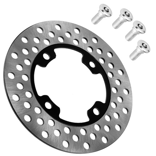 Caltric Front Brake Disc Rotor with Bolts Compatible with Yamaha Kodiak 450 YFM450FA 4x4 2003-2006
