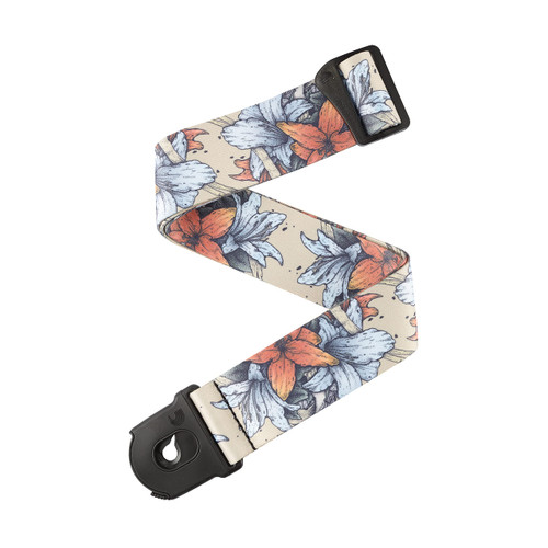 D'Addario Accessories Locking Guitar Strap - Guitar Accessories - Electric Guitar Strap, Acoustic Guitar Strap, Acoustic Electric Guitar Strap & Bass Guitar Strap - Alchemy - Death in Bloom