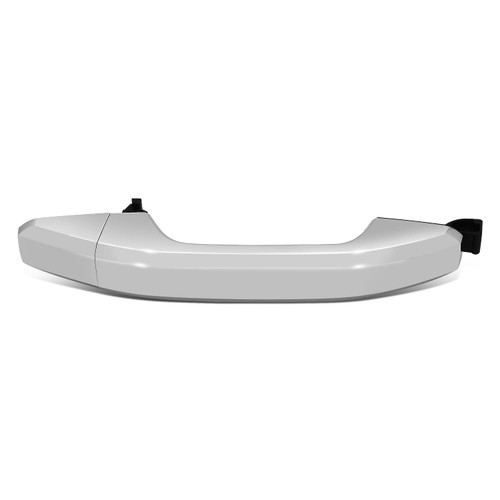 DNA MOTORING OEM-DHO-00484 Rear Left/Right Side Door Pull Handle Compatible with 2014-2018 Silverado/Sierra 1500 Crew Cab, Chrome
