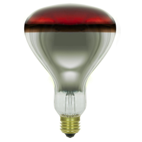 Sunlite 250 Watt Heat Lamp Infrared R40, 130 Volt Tuff Skin