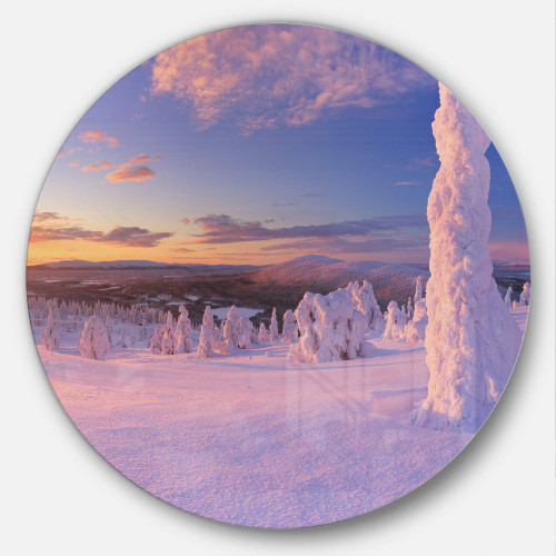 Designart Metal Wall Art-Disc of 23, 23X23-Disc of 23 inch