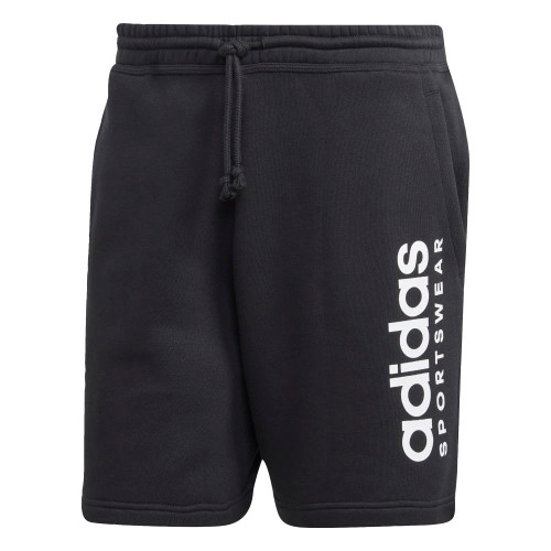 adidas Men's All SZN Fleece Graphic Shorts, Black, Medium