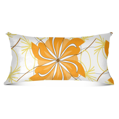 Flowers Throw Pillow Covers Velvet Pillow Covers Soft Cushion Covers Comfortable Pillowcases Decorative Pillows for Couch Bed Sofa Home Decor - Body, 21x54 in