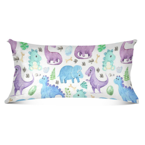 Emelivor Little Dinosaurs Throw Pillow Covers Velvet Pillow Covers Soft Cushion Covers Comfortable Pillowcases Decorative Pillows for Sofa Bedroom Couch Car - Body, 21x54 in Emelivor Little Dinosaurs Throw Pillow Covers Velvet Pillow Covers Soft Cushion Covers Comfortable Pillowcases Decorative Pillows for Sofa Bedroom Couch Car - Body, 21x54 in