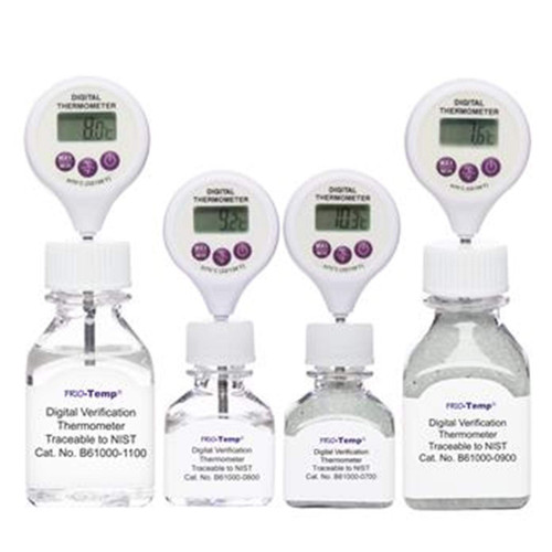 SP Bel-Art, H-B Frio-Temp Calibrated Electronic Verification Lollipop Stem Thermometer for Refrigerators, Incubators and General Applications; 0/70C (32/158F) (B61000-0800)