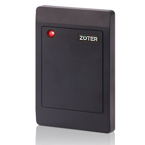 ZOTER Waterproof IP65 Wiegand 26 IC RFID Card 13.56Mhz Reader for Home Office Door Entry Access Control Security System