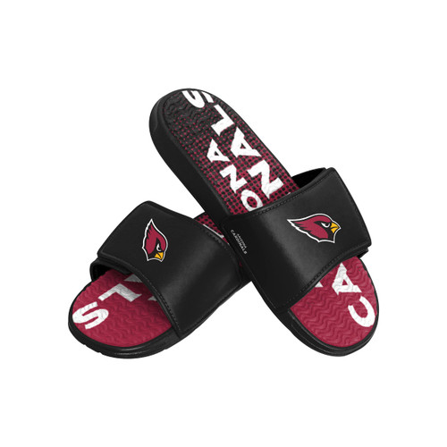 FOCO Arizona Cardinals NFL Mens Gradient Wordmark Gel Slide - M
