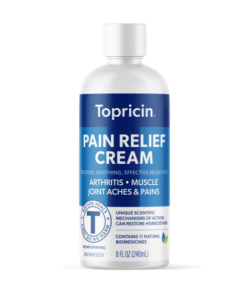 Topricin Pain Relief Therapy Cream (8 oz) Fast Acting Pain Relieving Rub Topricin Pain Relief Therapy Cream (8 oz) Fast Acting Pain Relieving Rub