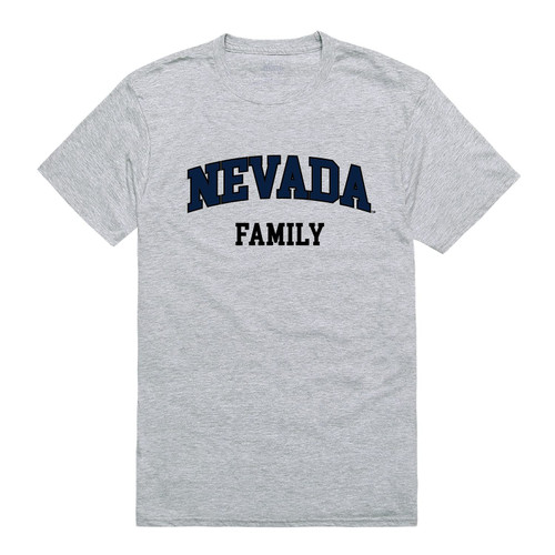 University of Nevada, Reno Wolf Pack Family Tee T-Shirt - Heather Grey, XX-Large