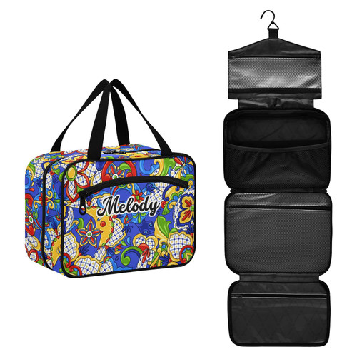 Custom Mexican Talavera Hanging Cosmetic Bags for Women Personalized Travel Toiletry Bag Large Waterproof Toiletry Organizer Customized Mens Toiletry Bag for Women Men Shampoo Cosmetics,M Custom Mexican Talavera Hanging Cosmetic Bags for Women Personalized Travel Toiletry Bag Large Waterproof Toiletry Organizer Customized Mens Toiletry Bag for Women Men Shampoo Cosmetics,M