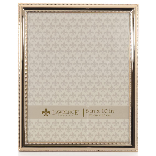 Lawrence Frames Classic Bead Frame, 8x10, Gold