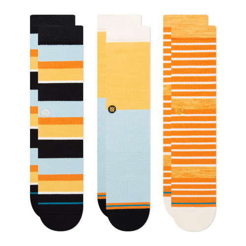 Stance Pascals 3 Pack Crew Socks (Medium, Multi)