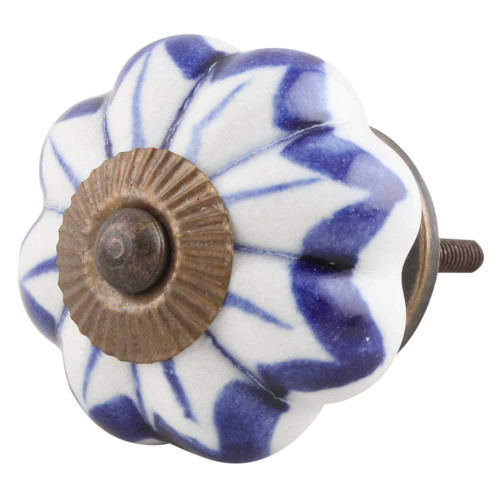 Indian Shelf 10 Pack Dresser Drawer Knobs Vintage|Periwinkle Knob for Dresser|Multicolor Pulls & Knobs Gold|Ceramic Shabby Chic Drawer Pulls|Fancy Knobs|Knobs for Cabinets & Drawers Vintage