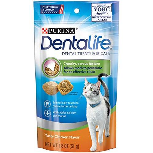 Purina Dentalife Tasty Chicken Flavor Cat Treats - (10) 1.8 Oz. Pouches