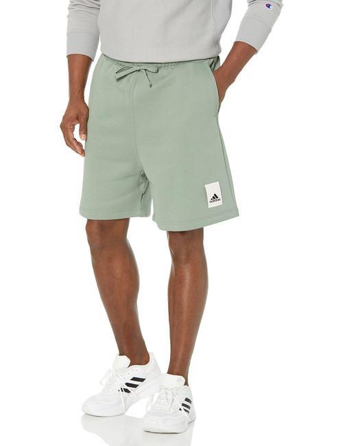 adidas Men's Lounge Fleece Short, Silver Green, XX-Large 2 inches adidas Men's Lounge Fleece Short, Silver Green, XX-Large 2 inches