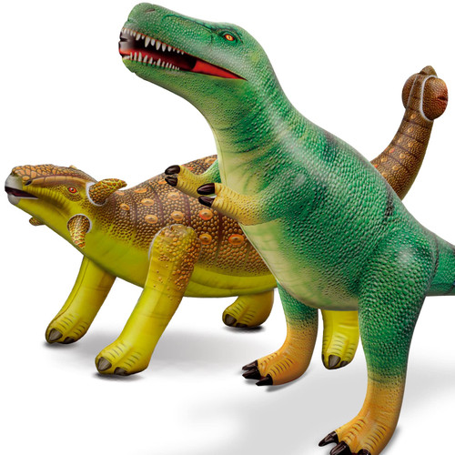 HOHQB 2 Pack Large inflatable dinosaur birthday party supplies Blow up dinosaur birthday decorations Giant dinosaur balloon toy for boys girls age 3-5-12 (Ankylosuaurus Tyrannosaurus rex) HOHQB 2 Pack Large inflatable dinosaur birthday party supplies Blow up dinosaur birthday decorations Giant dinosaur balloon toy for boys girls age 3-5-12 (Ankylosuaurus Tyrannosaurus rex)