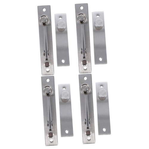 Uonlytech 8 Pcs Heaven and Earth Hinge Spring Door Hinge Semi Wrap Cabinet Hinge Flush Cabinet Hinges Interior Door Hinges Stainless Steel Hinges Spring Hinge Stainless Steel Door Hinge