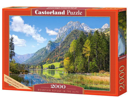 CASTORLAND 2000 Piece Jigsaw Puzzle, Mountain Refuge in The Alps, Germany, Idyllic Landscape, Tyrolean Alps, Adult Puzzle, Castorland C-200832-2 CASTORLAND 2000 Piece Jigsaw Puzzle, Mountain Refuge in The Alps, Germany, Idyllic Landscape, Tyrolean Alps, Adult Puzzle, Castorland C-200832-2