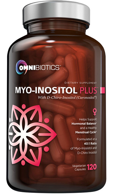 Myo-Inositol Plus & D-Chiro-Inositol | PCOS Supplement | Helps Promote Hormone Balance and Support Ovarian Function | Natural Fertility Supplements (120 Capsules) Myo-Inositol Plus & D-Chiro-Inositol | PCOS Supplement | Helps Promote Hormone Balance and Support Ovarian Function | Natural Fertility Supplements (120 Capsules)