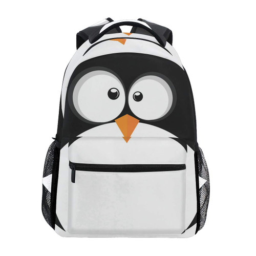 School Backpack Cute Penguin Bookbag for Boys Girls Teens Casual Travel Bag Computer Laptop Daypack