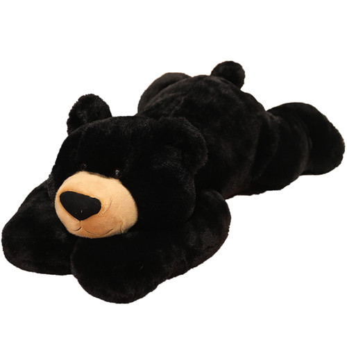 Doireum Weighted Stuffed Animals, 3.3 lbs Weighted Bear Stuffed Animal Toy Black Bear Plush Throw Pillow Gifts for Boys Girls, 19.6 inch Doireum Weighted Stuffed Animals, 3.3 lbs Weighted Bear Stuffed Animal Toy Black Bear Plush Throw Pillow Gifts for Boys Girls, 19.6 inch