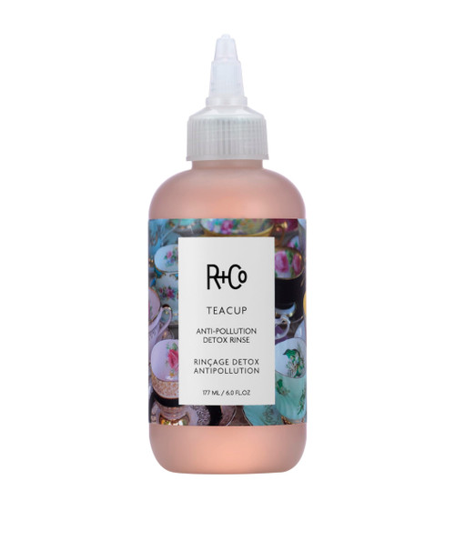 R+Co Teacup Peacholine + Kombucha Detox Rinse | Adds Shine + Preserves Hair Color + Removes Pollutants | Vegan + Cruelty-Free | 6 Oz R+Co Teacup Peacholine + Kombucha Detox Rinse | Adds Shine + Preserves Hair Color + Removes Pollutants | Vegan + Cruelty-Free | 6 Oz