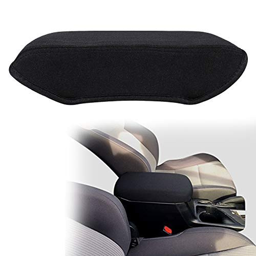 Neoprene Center Console Armrest Pad Cover Protector Cushion Black for Audi Q5 2009 2010 2011 2012 2013 2014 2015 2016 2017 SUV