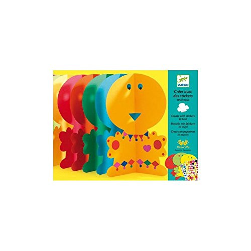 Djeco Creative Kit With Sticker, 10 Birds
