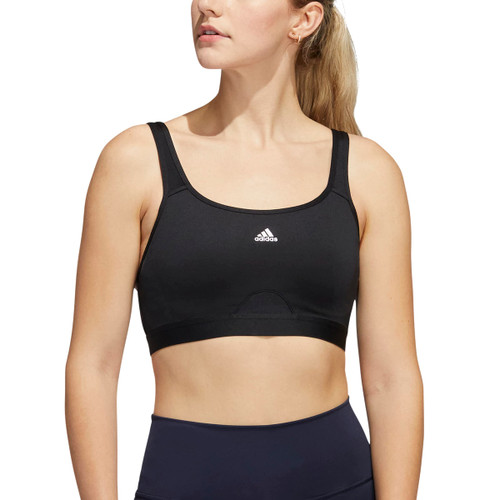 adidas Women's Training High Support Good Level Bra, Black, X-Large DD