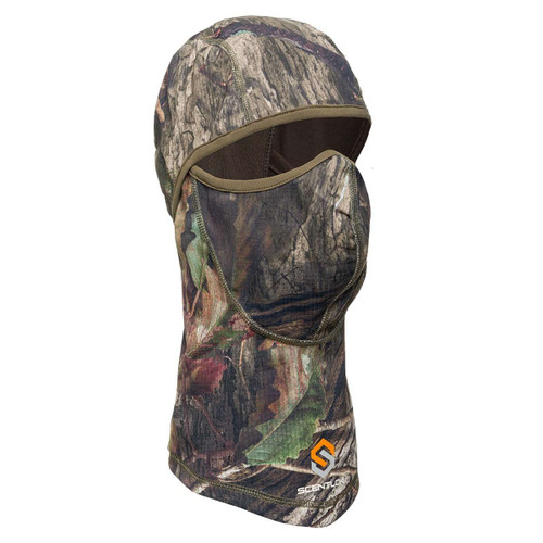 ScentLok Lightweight Headcover, Camo Balaclava Face Mask for Hunting, Camping, and Outdoor Use, One Size (Mossy Oak Country DNA)
