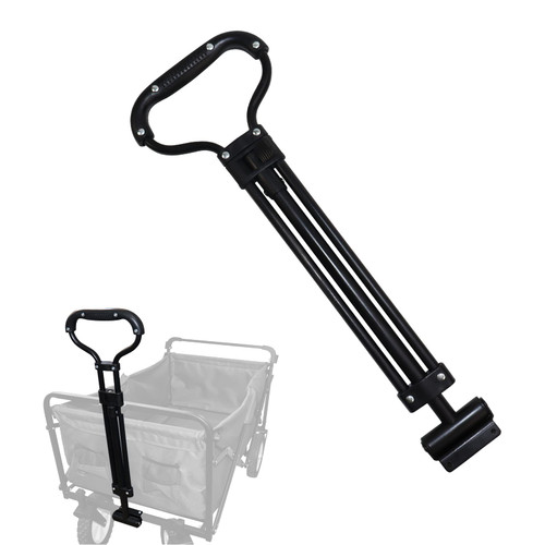 VOONKE Applicable to with Square Metal Frame Half-Folded Wagon Replacement Pull Handle Spare,Wagon Telescopic Rod?Suitable for Outdoor Camping Trolley Handle Accessories?Not Including Wagon?
