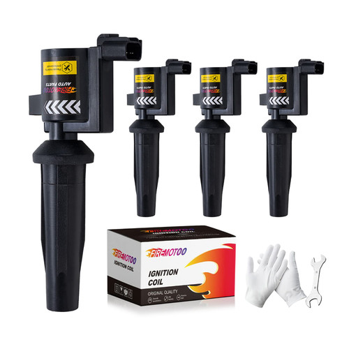 FIREMOTOO Pack of 4 Ignition Coil Pack Compatible with Escape Focus Fusion Transit Connect Mariner 2.0L 2.3L 2003-2013 MKZ Tribute Milan 2.5L FD505 DG501 DG504 DG541 DG507 FIREMOTOO Pack of 4 Ignition Coil Pack Compatible with Escape Focus Fusion Transit Connect Mariner 2.0L 2.3L 2003-2013 MKZ Tribute Milan 2.5L FD505 DG501 DG504 DG541 DG507