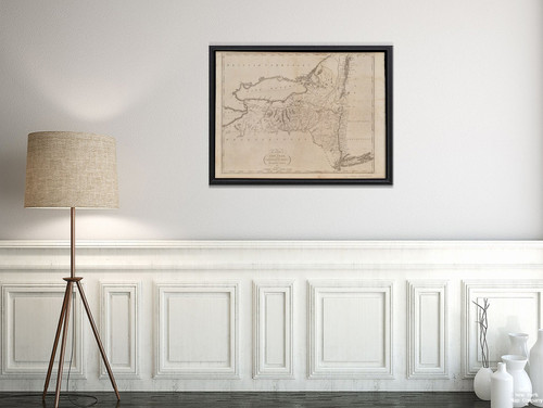 1800 Map New York The State of New York, compiled from The Best Authorities Relief Shown pictorially|Historic Antique Vintage Reprint|Ready to Frame 1800 Map New York The State of New York, compiled from The Best Authorities Relief Shown pictorially|Historic Antique Vintage Reprint|Ready to Frame
