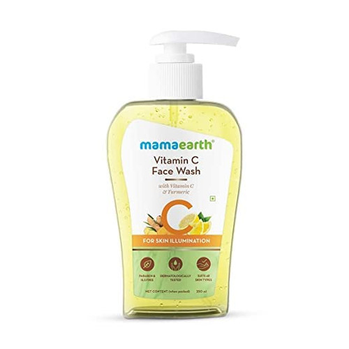 Mamaaearth Vitamin C Face Wash with Vitamin C and Turmeric for Skin Illumination - 250ml
