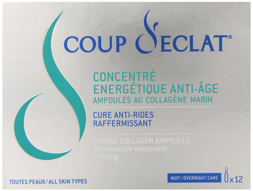 Coup D'eclat 12 Piece Marine Collagen Ampoules, 0.033 Ounce each