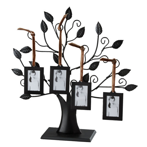 Heim Concept 63516 Elegance Family Tree Photo Frames & Card Holders, Silver