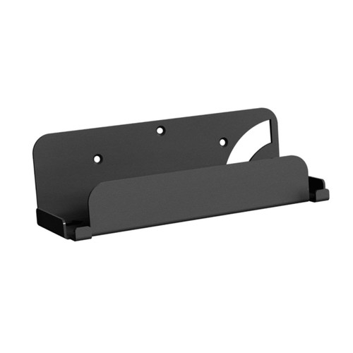 Holibanna 2pcs Switch Bracket Black Switch Wall Mounted Holder Black Stand Adhesive Small Wall Shelf Game Console Wall Bracket Switch Dock Station Wall Mount Shelf Floating Stand Accessories